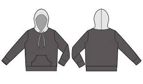 Download Hood Hoodie Fashion Vector Illustration Flat Sketches Template Flat Sketches Fashion Vector Hoodies