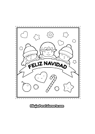Feliz Navidad Para Colorear