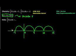 Maybe you would like to learn more about one of these? Soal Utbk 2019 Mat Saintek Integral Integral Tentu Fungsi Periodik Youtube