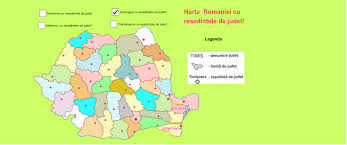 In romania exista momentan 41 judete si municipiul bucuresti. Harta Romaniei Cu Resedintele De Judet Geogebra