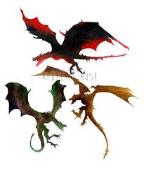Game Of Thrones Watercolor Dragons Dragon Art Giclee Print Etsy In 2021 Dragon Art Game Of Thrones Tattoo Dragon Silhouette