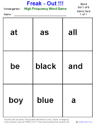View lists kindergarten practice kindergarten tests kindergarten vocabulary kindergarten worksheets. Word Games Worksheets High Frequency Word Games Worksheets