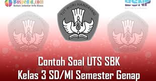 Sub tema 2 bermain di rumah teman 1. Lengkap Contoh Soal Uts Sbk Kelas 3 Sd Mi Semester Genap Terbaru Bospedia