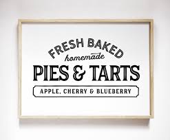 Farmhouse Kitchen Printable Kitchen Signs Vintage Kitchen Decor Fresh Pie Print Printable Art Rustic Sign Large Wall Art Printable Kitchen Signs Trendy Wall Art Kitchen Signs