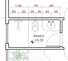Resultado De Imagem Para Planta Baixa Hidraulica Banheiro Plantas No Banheiro Planta Baixa Kitnet Quitinete