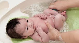 Water that is above your body temperature, whether that's in a hot tub or a bath, has the possibility of causing problems with your baby—particularly in the first trimester. When Can I Give My Baby A Bath Babycenter
