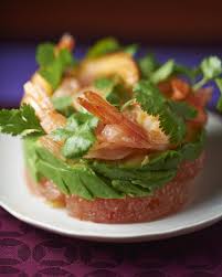 Recette Salade De Crevettes Pamplemousse Et Avocat Recette Salade De Crevettes Recette Salade Entree Avocat Crevette