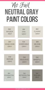 Need The Best Gray Paint Colors These Light Gray Paint Colors Are The Best Gray Paint Colors S Paint Colors For Home Grey Paint Colors Light Grey Paint Colors