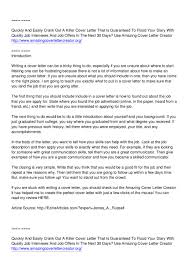 Amazing Cover Letter Creator Jimmy Sweeney By Arthur Smith Issuu