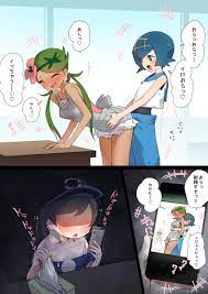 lillie, lana, mallow, and elio (pokemon and 2 more) drawn by raenoreto |  Danbooru