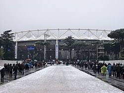We have almost daily contacts with the club for social initiatives but on the flaminio issue they did not come forward nor with me nor with mayor another obstacle for the construction of the new roma stadium. Stadio Olimpico Wikipedia