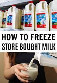 This Is How You Freeze A Gallon Of Milk In 2020 Freezing Milk Frozen Food Buy Milk