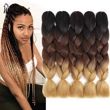 The most common types of ways to braid extensions are shampoo and condition your hair before braiding it. Wonderlady High Temperature Fiber Ombre Kanekalon Jumbo Braid Synthetic Braiding Hair Extensions 24inch 100g Crochet Braids Hair Jumbo Braids Aliexpress