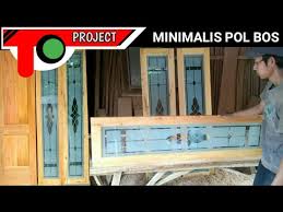 Pintu lipat aluminium motif kayu. Jendela Minimalis Kaca Jendela Motif Youtube