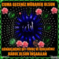 Cuma günü için hareketli tebrik kartları. Suslu Puslu Cuma Mesaji Atanlar