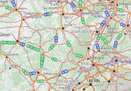 Le climat y est très variable : Michelin Landkarte Vosges Stadtplan Vosges Viamichelin