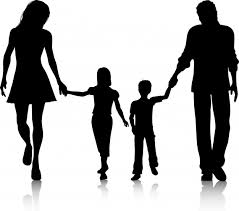 Download Free Silhouette Of A Family Walking Hand In Hand Svg Dxf Eps Png Download Free Best Svg Cut Files