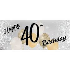 We did not find results for: Happy 40th Birthday Silver Pvc Party Sign Decoration 60cm X 25cm Partyrama