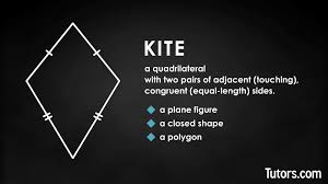 Kites In Geometry Definition Properties Video Tutors Com
