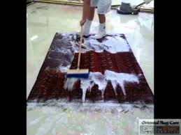 Rugs are cleaned with great care and modern techniques. How To Clean Your Rug By Hand Wash Youtube