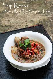 Resep Sup Konro Bakar Iga Sapi Khas Makassar Indonesian Spicy Beef Ribs Soup Barbequed With Peanut Sauce Beef Ribs Spicy Beef Beef