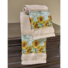 We also offer bathroom hand towels that are great for everyday use, with fun patterns and many colours to choose from. Sunflower Hand Towels For Bathroom Or Kitchen With Country Floral Print Walmart Com Walmart Com