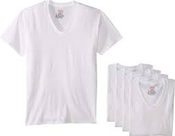 Hanes Mens 4 Pack Stretch V Neck At Amazon Mens Clothing Store