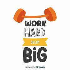 Work Hard Dream Big Sport Quote Sports Quotes Work Hard Gym Quote