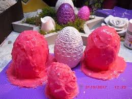 Mosaikform mit 2steinen zum selbergießen ! Beton Giessen Diy Selbst Eine Latexform Von Einer Kugel Machen Stutzform Aus Bauschaum Silikonformen Selber Machen Silikonform Betondeko Selber Machen