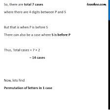 This page lists all the 7 letter words that start with 's' Ex 7 3 11 In How Many Ways Can Letters Of Permutations