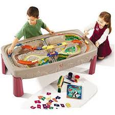 Step2 Deluxe Canyon Road Play Train Table Walmart Com In 2020 Toy Train Toy Trains Set Kids Toy Gifts