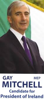 Presidential Election Leaflet from Gay Mitchell