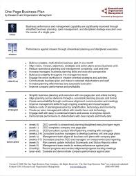 Business An One Page Template Pdf Pin By Joanna Keysa On Free Tamplate Example Plan Simple Rainbow9