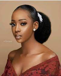 Aso Ebi Creativity To The On Instagram Brown Sugar Asoebibella Makeup Pear Natural Wedding Hairstyles Natural Hair Wedding Black Wedding Hairstyles