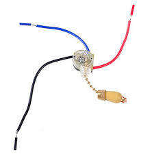 The main thing to consider wiring a ceiling fan and light is determining how you want that fan to be controlled. 3 Wires Ceiling Fan Wall Light Lamp Replacement Pull Chain Cord Switch Controler Ebay