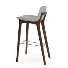 Sohoconcept Pera Wood Handle Back Wayfair In 2020 Wood Bar Stools Wood Handle Bar Stools With Backs