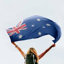 Download Premium Image Of Caucasian Woman Holding American Flag 1214171 Australian Flags Australia Flag European Flags