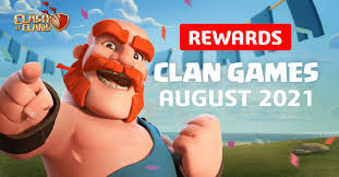 Munculnya penghalang spesial ( contohnya pohon natal ) ? Clash Of Clans Clashiversary August 2021 Clan Games Rewards