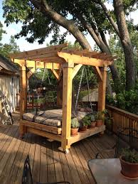 Although most people think of canopy beds as being expensive and luxurious. Pin By Eric Spring On Almost Done Casa Bed Outdoor Porch Bed Outdoor Bed Swing Outdoor Pergola