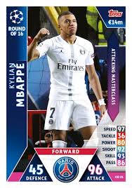 Soccer trading card template : Sports Memorabilia Football Trading Cards Topps Match Attax 18 19 On Demand Cards