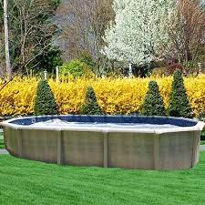 Oval above ground swimming pool 6.7m x 3.6m x 1.37m (2019 braceless design). 15x25x52 Oval Atlas Above Ground Swimming Pool Package