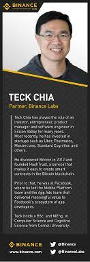 Eth auf binance 22:00 1500 $ in eth sind auf binance da!!! Binance On Twitter Meet Teck Chia Binancelabs Partner At The Binance Labs Ama On June 6 5 8pm Est Hiteck