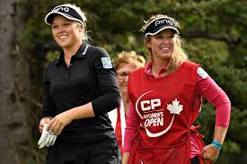Brooke henderson's sister, brittany is her primary caddie since turning professional four years ago, golfer brooke henderson is breaking records and climbing leaderboards. Link Brittany Henderson Chats About Caddying For Sister Brooke With Cnn Golf News Now