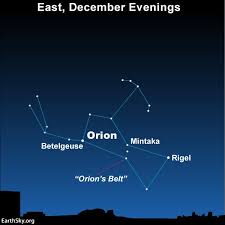 Orions Belt And The Celestial Bridge Tonight Earthsky