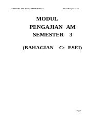 Di sabah, ancaman pencerobohan menjadi semakin. Modul Esei P Am Sem 3 Doc Semester 3 Malaysia Antarabangsa Modul Bahagian C Esei Modul Pengajian Am Semester 3 Bahagian C Esei Page 1 Semester 3 Course Hero