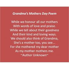 Mothers Day Poems For Grandma From Kids Mothers Day Poems Mothers Day Poems Mothers Day Quotes Mother Poems