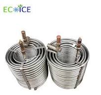 20ton Factory Immersion Titanium Pipe Coil Heat Exchanger for Water Tank  Cooling with Larger Capacity