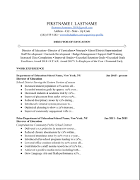 A cover letter is something which escorts your resume and briefly introduces you to your. Director Of Education Resume Example Free Download