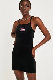 Fila Nyla Velour Mini Dress Fila Dress Fila Apparel Mini Dress