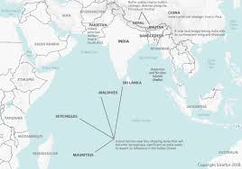 The indian ocean's water evaporates at a high rate due to its temperature. India Looks For A Strategic Edge In Its Indian Ocean Contest With China